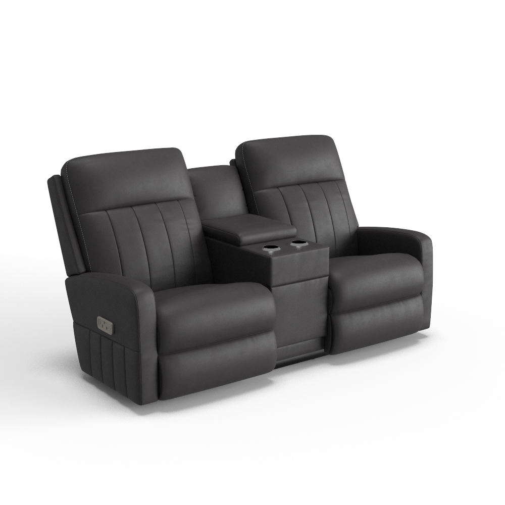 Finley Power Wall Reclining Loveseat w/ Headrest & Console, In Stock